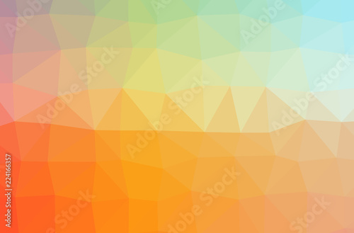 Illustration of orange poligon nice multicolor background.