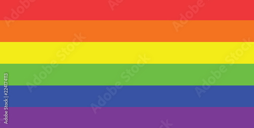 Pride flag LGBTI symbol colorful stripes 