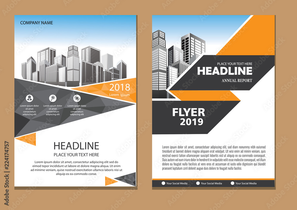 creative cover, layout, brochure, magazine, catalog, flyer for event