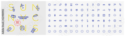 Sunnycons – set of vector icons