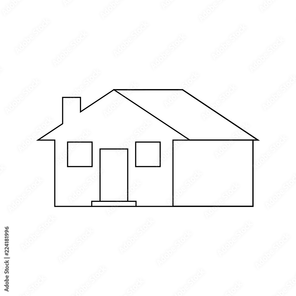 Outline Home Icon isolated on grey background. House pictogram. Line Homepage symbol for your web site design, logo, app, UI. Vector illustration. Outline Home Icon isolated on grey background. House pictogram. Line Homepage symbol for your web site design, logo, app, UI. Vector illustration.