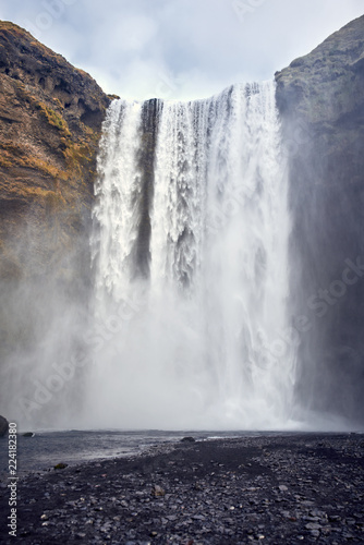 Skogafoss  is a waterfall in Iceland