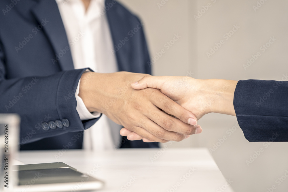 Businessman shaking hands.Business,meeting,negotiating,good deal,success,agreement concept.