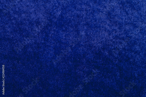 Background and texture of Felt floor blue color.