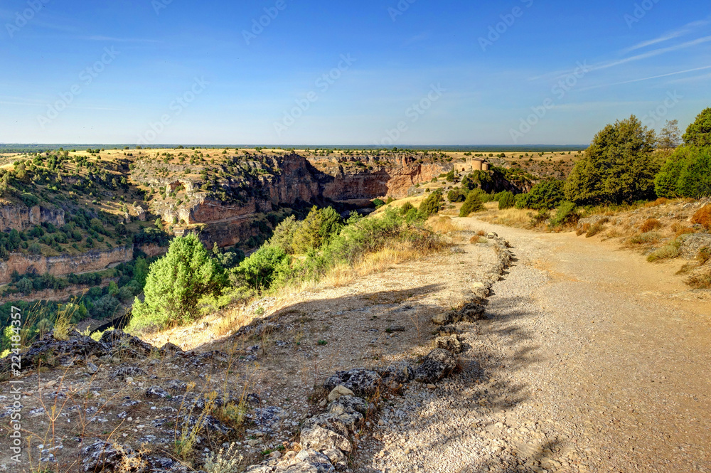 Gorges of the Duraton river, Castilla y Leon, Spain Gorges of the Duraton river, Castilla y Leon, Spain