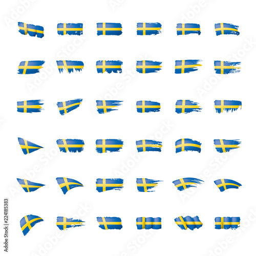 Free Download Sweden flag, vector illustration on a white background. - GFXLoad