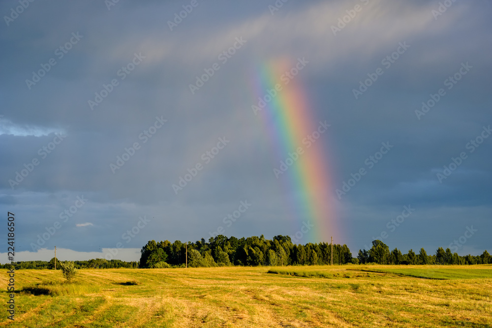 rainbow over the country fields rainbow over the country fields