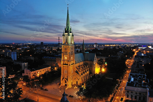 Łódź, Polska- Bazylika archikatedralna.