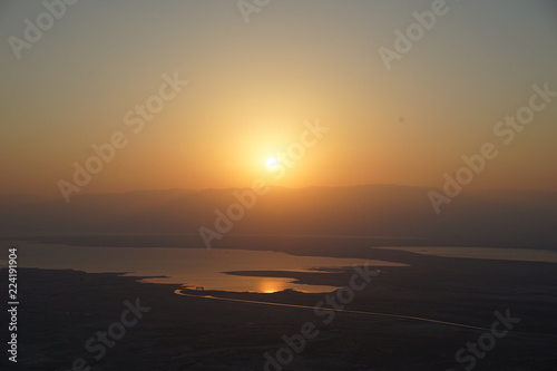 Dawn Vistas from Massada Mountain (Israel)