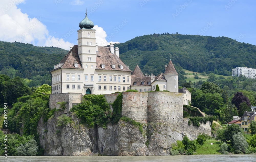 Schönbühel Castle on the Danube, Wachau Valley, Austria