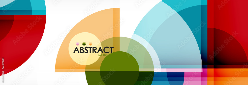 Obraz premium Circle abstract background