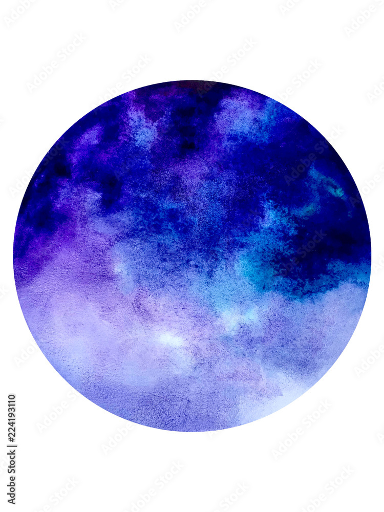 watercolor illustration design sphere blue violet watercolor illustration design sphere blue violet