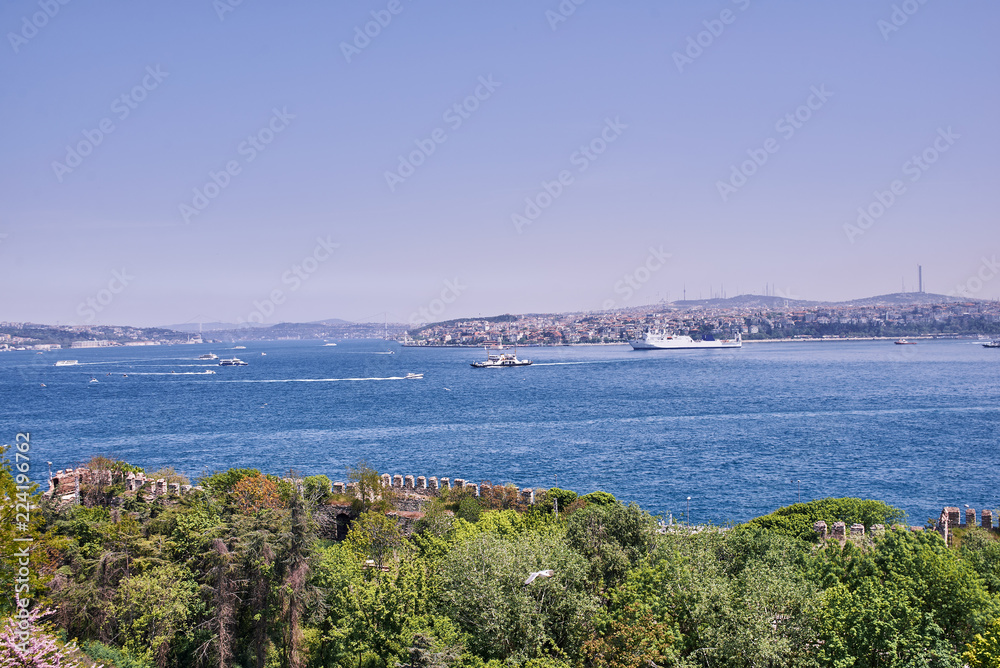 View from the Topkapi Palace on the Bosphorus