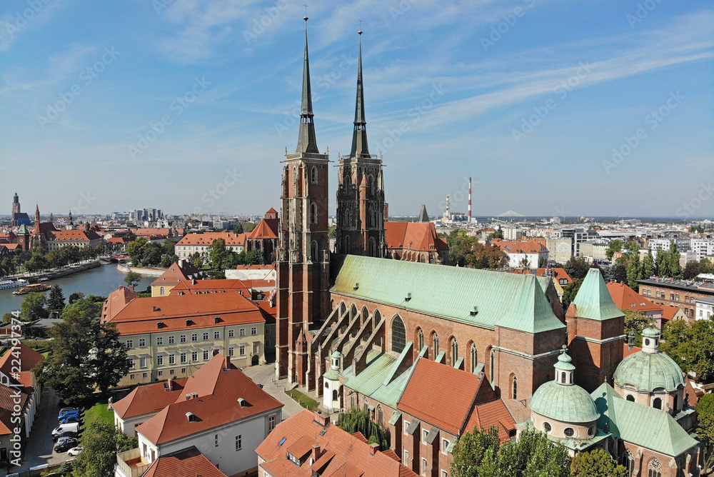 Fototapeta premium Ostrów Tumski we Wrocławiu