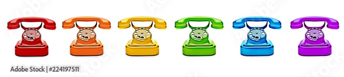 Bunte Telefone