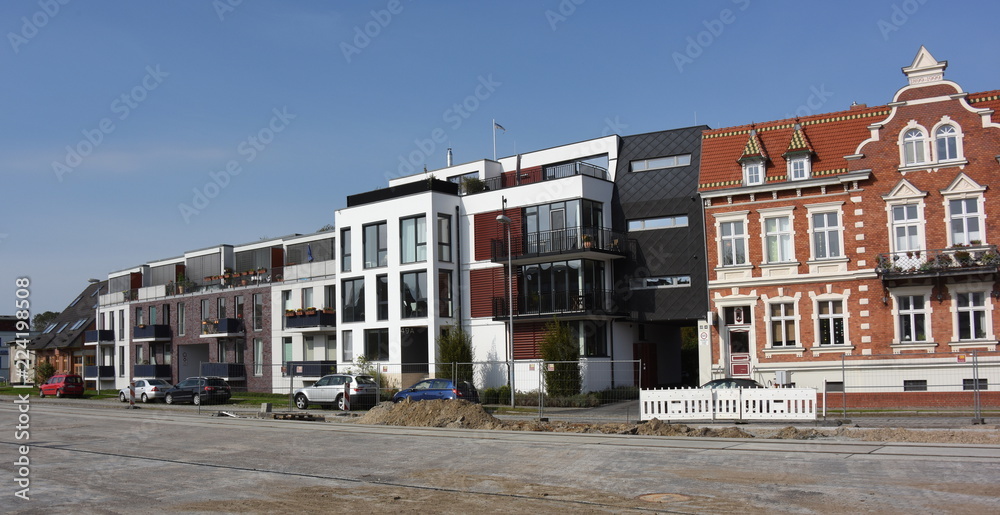 Museumshafen und Salinenstraße in Greifswald Museumshafen und Salinenstraße in Greifswald