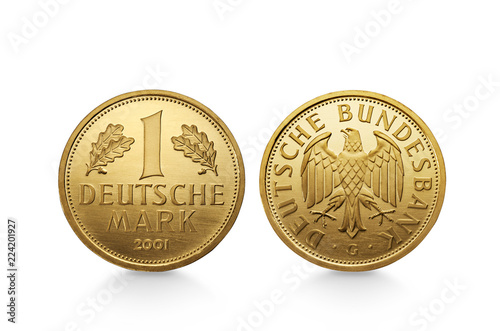 1 D-Mark Gold  Schatten