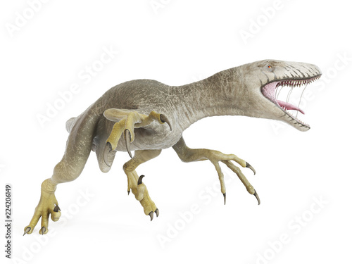 3d rendered illustration of a dakotaraptor