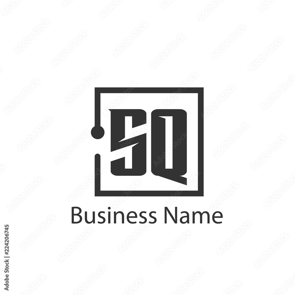 Initial Letter SQ Logo Template Design Initial Letter SQ Logo Template Design