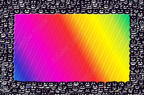 #Background #wallpaper #Vector #Illustration #design #free #free_size #charge_free #colorful #color rainbow,show business,entertainment,party,image  背景素材,ハロウィン,ジャックオーランタン,カボチャ,タイトルスペース,パーティーイベント,招待状,