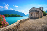 San Giacomo church Ossuccio Tremezzina, Como Lake district. Italy.