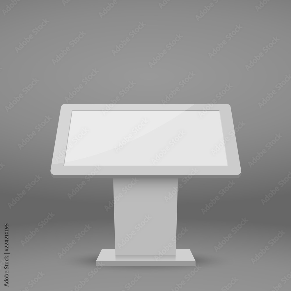 digital Multimedia stand Stock Vector Adobe Stock