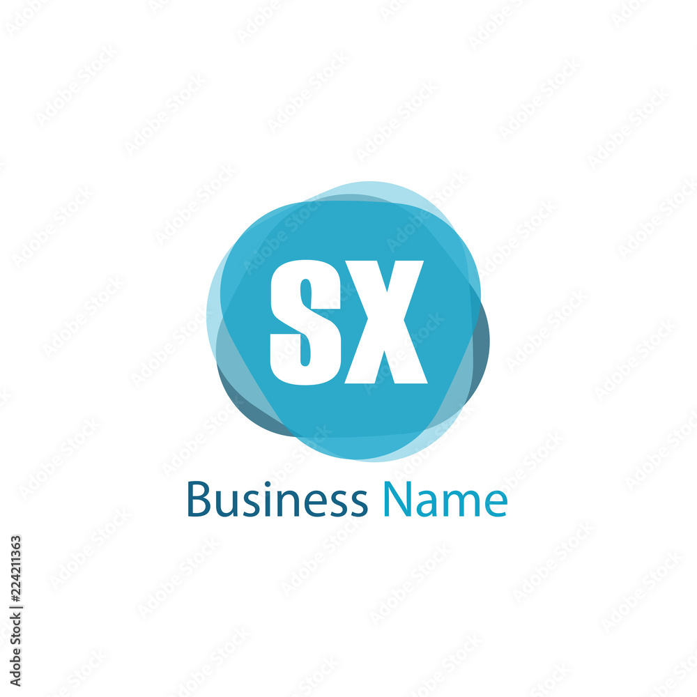 Initial Letter SX Logo Template Design Initial Letter SX Logo Template Design