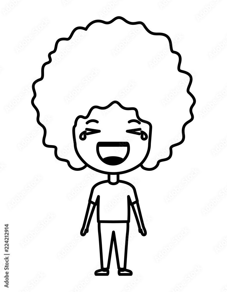 cartoon happy man kawaii character cartoon happy man kawaii character