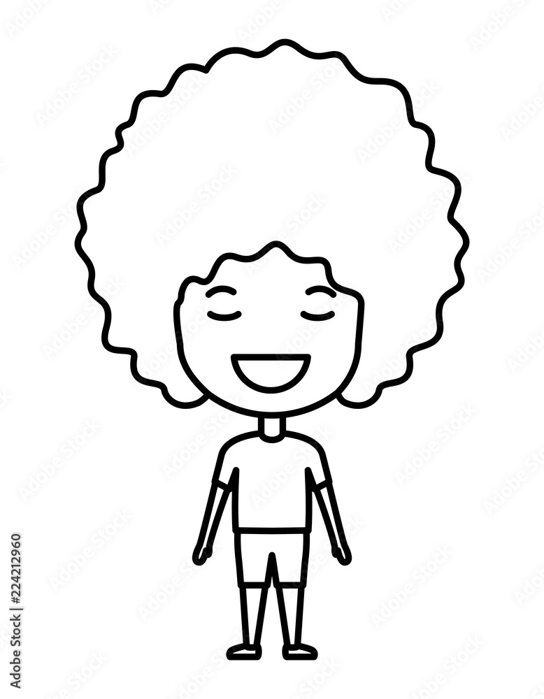 cartoon happy man kawaii character cartoon happy man kawaii character
