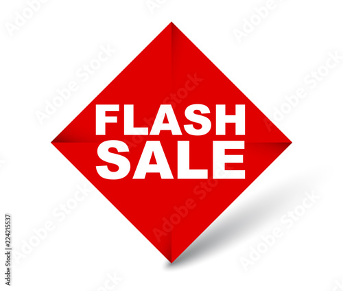 red vector banner flash sale
