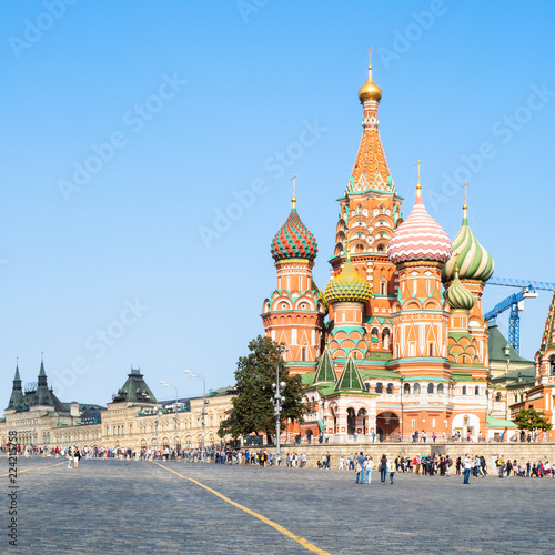 Pokrovsky Cathedral on Red Square in Moscow