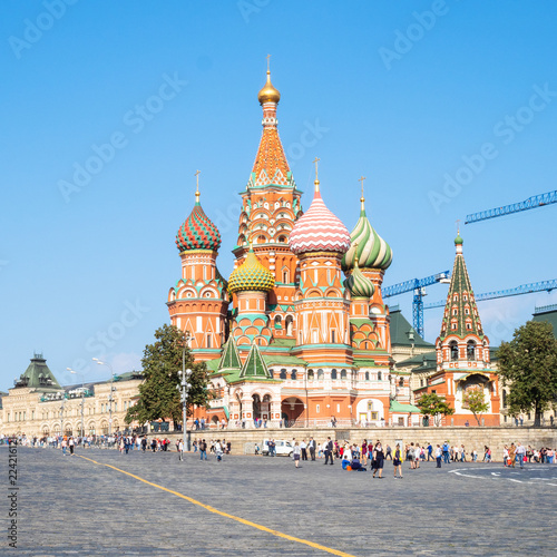 Saint Basil's Cathedral on Red Square in Moscow