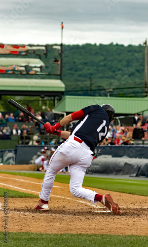 baseball player hitting