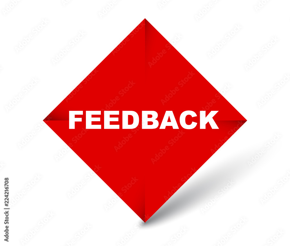 red vector banner feedback red vector banner feedback