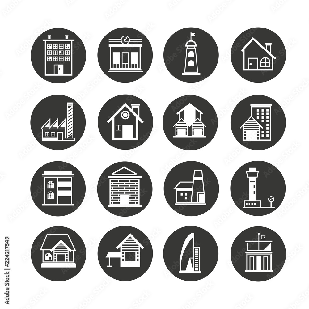 building icons building icons