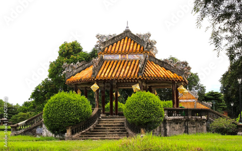 Vietnam, the Imperial citadel in hue, gazebo