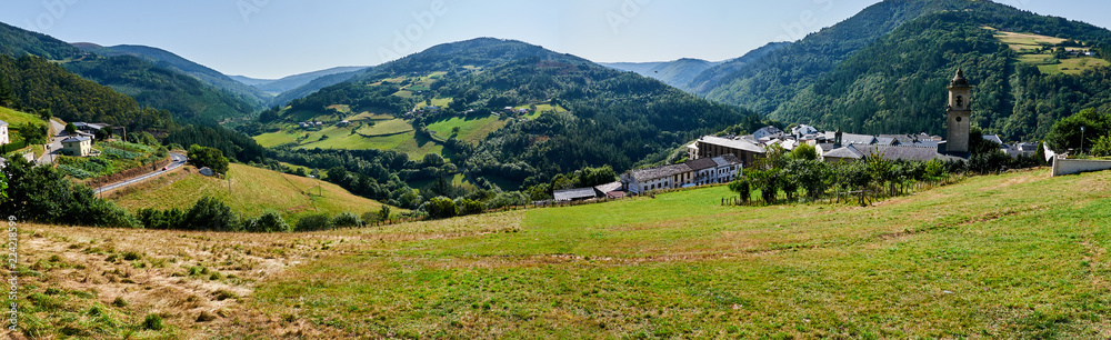 A nice view of Taramundi. Asturias, Spain