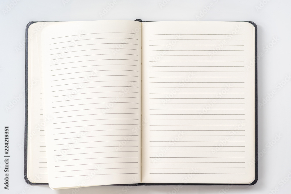 Top view collection of notebook front Top view collection of notebook front