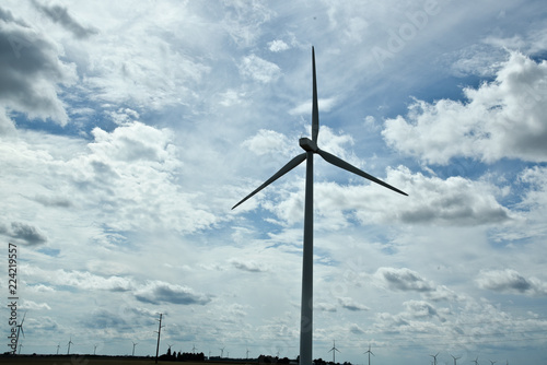 Windmill Against Blue Sky