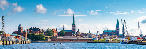 Panorama von Lübeck photo