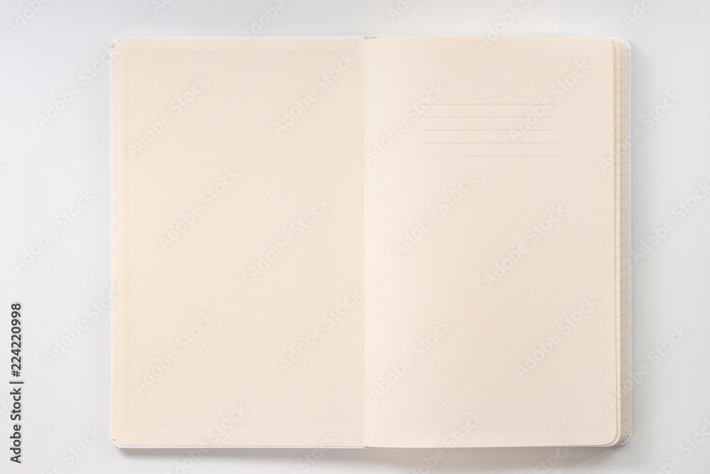Top view collection of notebook front Top view collection of notebook front