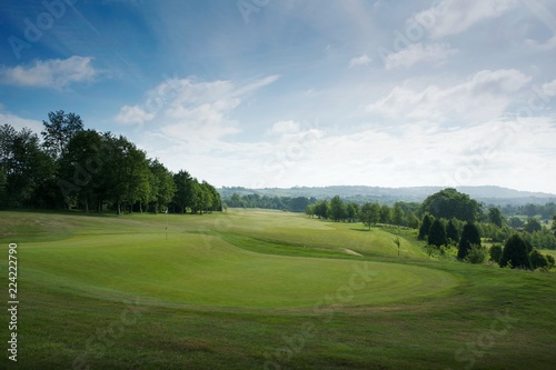 Fototapeta Naklejka Na Ścianę i Meble -  Golf course in Surrey, England, UK