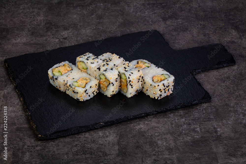 Japanese roll with crab Japanese roll with crab
