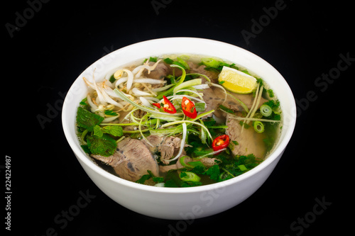 Vietnamese cuisine Pho Bo soup