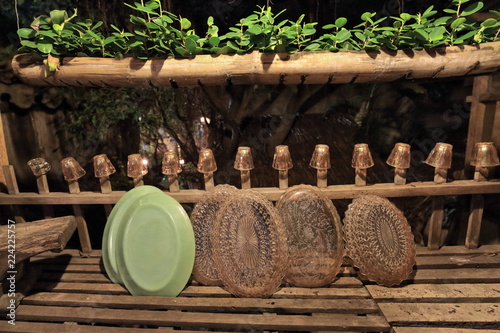 Fotografi Plate rack-Filipino ancestral house in the Parian district