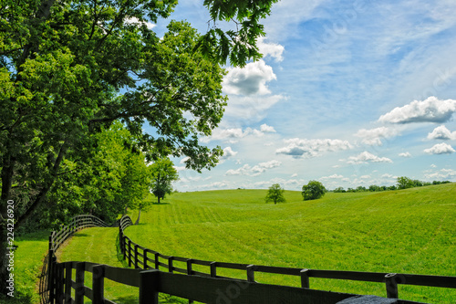 Landscape of the Bluegrass Region of Kentucky photo