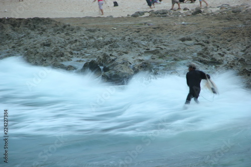view on the beach