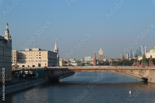 Moscow kremlin and the river view, Russia