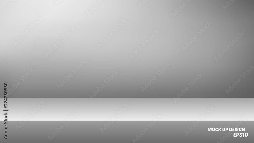 Empty studio background mock up for product display Empty studio background mock up for product display
