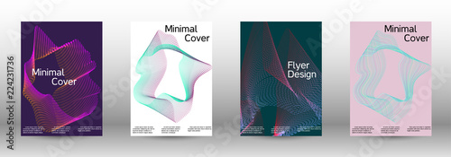 Minimal vector cover design with  linear waves.